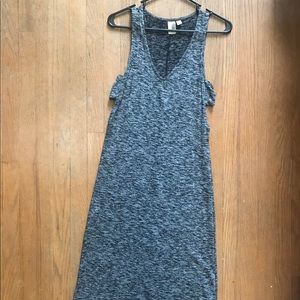 Francesca’s Midi Heathered dress with Cutouts